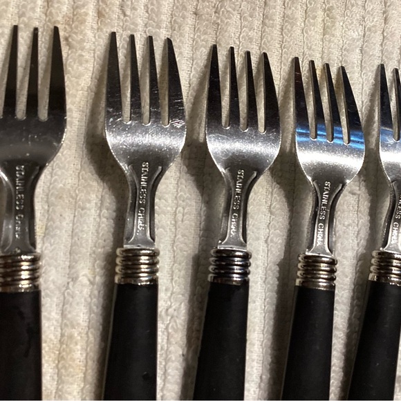 Gibson Set of 6 Stainless Forks - Picture 2 of 4